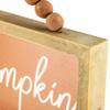 12" Orange Hi Pumpkin Autumn Harvest Wall Sign view 3