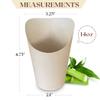 basil & sky Charcuterie Cups 14oz | Appetizer for French Fries, Candy, Popcorn Pack of 50 Fry Holder Bamboo Disposable Paper Snack view 3