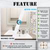 Tile Stickers Wall Decor Bathroom Kitchen Wall Sticker Waterproof PVC Decoration Stickers - 2D Sticker with Retro Design in Mosaic Style (Style-5, 8 x 8 Inch) view 3