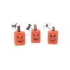C&F Home Halloween Pumpkin Block Set of 3 Decor Decoration 1.75" x 1.75" x 4.5" Orange view 1