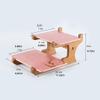 2-Tier Ceramic Cake Stand Dessert Display Stand Food Server Display Holder Cake Stands Cupcake Traysdessert Serving Tray (Color : Pink, Size : 28.5 * 23 * 12cm) view 4