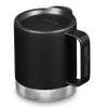Klean Kanteen Camp Mug - Insulated Travel Mug Made from Stainless Steel - Dishwasher-Safe Coffee Mug - BPA-Free - Black, 12 oz view 1