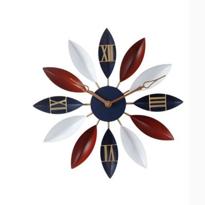 Clock Wall Clock Silent Non Ticking Modern Wall Clock Simple Round Metal Design Wall Clock Art Clock Personality Stylish Home Wall Decoration Easy To Read For Home Office & School Decor Clock