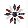 Clock Wall Clock Silent Non Ticking Modern Wall Clock Simple Round Metal Design Wall Clock Art Clock Personality Stylish Home Wall Decoration Easy To Read For Home Office & School Decor Clock view 1