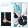 Clock Wall Clock Silent Non Ticking Modern Wall Clock Simple Round Metal Design Wall Clock Art Clock Personality Stylish Home Wall Decoration Easy To Read For Home Office & School Decor Clock view 3