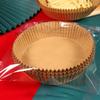 75PC Air Fryer Paper Liners Oil Absorption Non-Stick Disposable Air Fryer Liners Kitchen Paper Basket Unperforated Round Paper Air Fryer Liners for Baking Roasting Microwave view 1