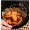 75PC Air Fryer Paper Liners Oil Absorption Non-Stick Disposable Air Fryer Liners Kitchen Paper Basket Unperforated Round Paper Air Fryer Liners for Baking Roasting Microwave view 4