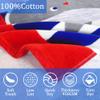 VOOVA & MOVAS Hooded Beach Towel for Kids,(3-8 Years, 30''X50),Absorbent 100% Cotton Towel Wrap for Boys, Perfect for Toddler Beach, Pool, Bath, Swimming, Hula-Hooping Narwhal view 3