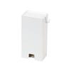 Pearl Metal HB-5907 Mask Storage Box with Magnet, White, Made in Japan, Motif view 1