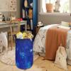 HUAYEE Round Laundry Hamper Storage Basket Fabric Material Storage Hamper Organization Basket, Storage Bin, Gift Box with Handles for Room view 2