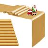 10-Pack Old Gold Satin Table Runner 12 x 108 Inch Long Bright and Smooth Silk Fabric Table Runner for Wedding Banquet Birthday Party Decoration view 1