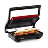 Holstein Housewares 2-Slice Electric Griddle, Non-Stick Sandwich Maker with Adjustable Temperature, Cool-Touch Handle, Metallic Red view 1