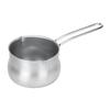 Pearl Metal HB-6325 Satina Milk Pan, 5.5 inches (14 cm), Urn Shape, Stainless Steel, With Scale, Made in Japan, Induction Compatible view 1