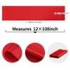 10-Pack Red Satin Table Runner 12 x 108 Inch Long Bright and Smooth Silk Fabric Table Runner for Wedding Banquet Birthday Party Decoration view 3