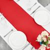 10-Pack Red Satin Table Runner 12 x 108 Inch Long Bright and Smooth Silk Fabric Table Runner for Wedding Banquet Birthday Party Decoration view 4