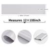 10-Pack Silver Satin Table Runner 12 x 108 Inch Long Bright and Smooth Silk Fabric Table Runner for Wedding Banquet Birthday Party Decoration view 3