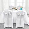 10-Pack Silver Satin Table Runner 12 x 108 Inch Long Bright and Smooth Silk Fabric Table Runner for Wedding Banquet Birthday Party Decoration view 4