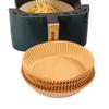 300PC Air Fryer Paper Liners Oil Absorption Non-Stick Disposable Air Fryer Liners Kitchen Paper Basket Unperforated Round Paper Air Fryer Liners for Baking Roasting Microwave [Sufficient Quantity] view 1