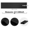 10-Pack Black Satin Table Runner 12 x 108 Inch Long Bright and Smooth Silk Fabric Table Runner for Wedding Banquet Birthday Party Decoration view 3