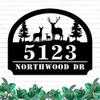 Custom House Number Address Sign, Personalized Metal Address Plaque, Custom Signs Outdoor Metal, House Numbers for Outside, House Number Metal Sign, Address Numbers for Houses, Mailbox Numbers view 1