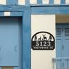Custom House Number Address Sign, Personalized Metal Address Plaque, Custom Signs Outdoor Metal, House Numbers for Outside, House Number Metal Sign, Address Numbers for Houses, Mailbox Numbers view 4
