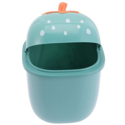 Desktop Trash can Desk Garbage Pail Small Trash bin with lid Kitchen Waste Bins Miniature mini Wastebasket with lid Tiny Trash can mini Waste Bins Office Coffee Table Trash Bag pp
