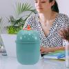 Desktop Trash can Desk Garbage Pail Small Trash bin with lid Kitchen Waste Bins Miniature mini Wastebasket with lid Tiny Trash can mini Waste Bins Office Coffee Table Trash Bag pp view 3