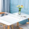 VeeCano 36X54 Inch New Clear Coffee Dining Table Protector Plastic PVC Tablecloths for End Side Sofa Buffet Table Top Topper Heat Resistant Easy Clean Vinyl Rectanglar Refrigerator Top Protector view 2