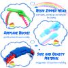 Yinkin 200 Pieces Party Favors 7.9 Inch Friendship Fidget Zipper Bracelets Children Sensory Toy Fidgets Friendship Play Bracelets for Classroom Rewards Birthday Goodie Bag Fillers(Fresh Color) view 4