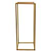 WDZCZDoo 4PCs Wedding Flower Stand Metal Floor Flower Vase Column Stand for Wedding Decor Flower Centerpiece Road Leads, Rectangular Flower Display Rack view 2