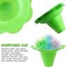 Newbested 50-Piece Set of 8 Ounce Colorful Flower-Shaped Snow Cone Cups - Small Plastic Shaved Ice Drip Cups and Snack Bowls, Perfect for Kids' Parties, Summer Cookouts, and Commercial Food Service view 4