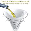 30 Pack 10" Deep Fryer Oil Filters, Best Non Woven Cooking Oil Strainer, Premium Maple Syrup Filter Set, Cones Commercial Filter for Restaurants, Kitchen, Cafes, Food Trucks, Hotels view 3