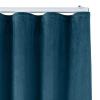 ChadMade 108Wx84L Inches Ripple Fold Drape Blackout Two Layers Velvet Curtain Room Divider, Work with Special LORA Track Set, Midnight - 1 Panel, Leon Collection view 3