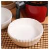 100PCS Air Fryer Paper Liners Oil Absorption Non-Stick Disposable Air Fryer Liners Kitchen Paper Basket Unperforated Round Paper Air Fryer Liners for Baking Roasting Microwave white view 1