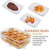 3 Tier Air Fryer Rack Compatible for DZ201, 304 Stainless Steel Multi-Layer Stackable Dehydrator Rack Toast Rack, Air Fryer Accessories Compatible with view 2
