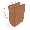 LUOFDCLDDD Furniture LegsConcave 4 Pack Solid Woodniture Legs,Sofa Replacementniture Legs,Wood Cabinets Legs,Which Are Used for Coffee Table Legs,Tv Cabinets and Otherniture Legs/10*1.5*10Cm/3.94*0.5 view 2