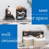 Bidtakay Storage Baskets for Shelves 17x12x15 in Beige Clothes Bins Storage for Closet Set of 2 Large Organization Baskets for Bedroom Blankets Dog Toy Basket Nursery Baby Baskets with Handles view 3