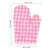 Mini Oven Mitts 2Pcs Children Microwave Gloves for Kids Play Kitchen Cooking Mitts Anti Scald Baking Gloves for Boys Girls view 2