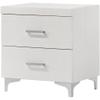 Acme Casilda 2-Drawer Wooden Nightstand in White view 1
