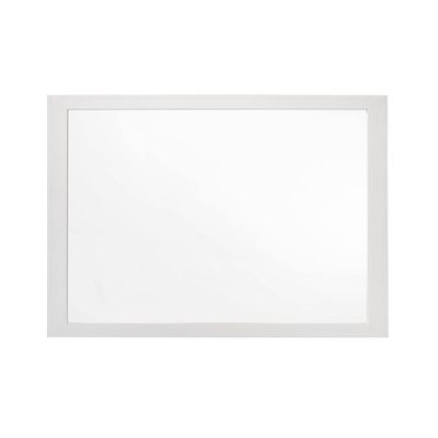 Acme Casilda Square Wooden Mirror in White
