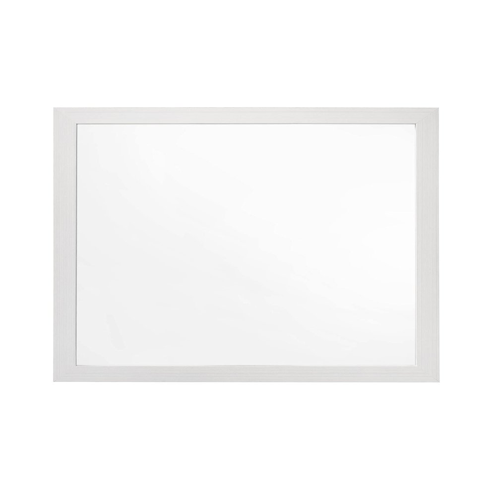 Acme Casilda Square Wooden Mirror in White