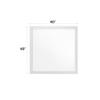 Acme Casilda Square Wooden Mirror in White view 3