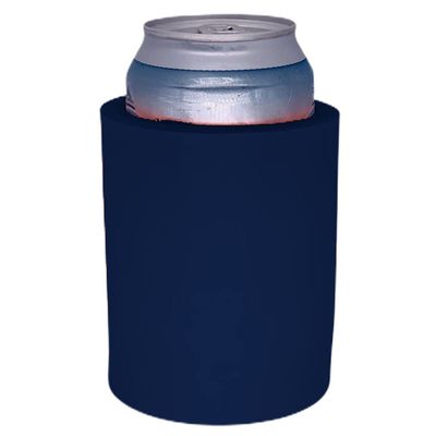 Blank Thick Foam Old School Can Cooler (Navy Blue)