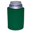 Blank Thick Foam Old School Can Cooler (Forest Green) view 1