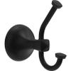 Delta Double Towel Hook for Bathroom or Kitchen| Matte Black | Esato Accessories view 1