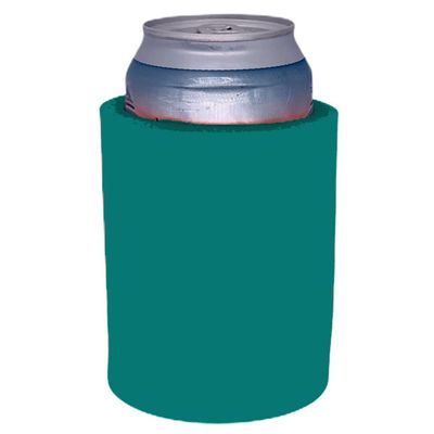 Blank Thick Foam Old School Can Cooler (Turquoise)