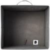 Amazon Basics Collapsible Fabric Storage Cube Bins Organizer with Handles for Organizing, Sturdy, Gray, 13 x 13 x 13 inch, 6-Pack view 3