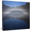 16 x 24 in. Ocean Fog Lifting Off The Water at The Mouth of Kynoch Inlet, British Columbia, Canada Art Print - Matthias Breiter view 1