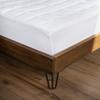 Cotton Stripe Mattress Pad for King Size Bed view 1