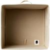 Amazon Basics Collapsible Fabric Storage Cube Bins Organizer with Handles for Organization and Organizing Solution, 13"x13"x13", Beige, 6-Pack view 3